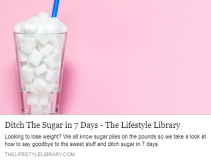Ditch the sugar in 7 days
