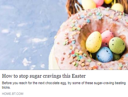 How to stop cravings this Easter