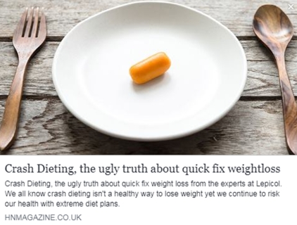 Crash Dieting - The Ugly Truth