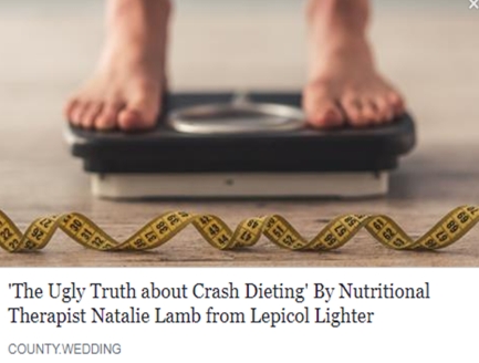 The Ugly Truth about Crash Dieting